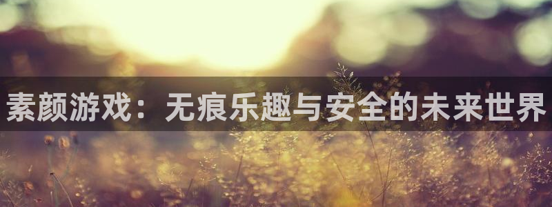 奇亿娱乐平台登录线路：素颜游戏：无痕乐趣与安全的未来世界