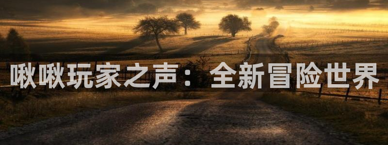 奇亿娱乐平台官方网站：啾啾玩家之声：全新冒险世界